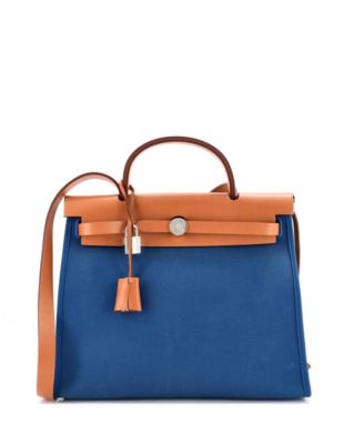 31 Herbag Zip Leather and Toile