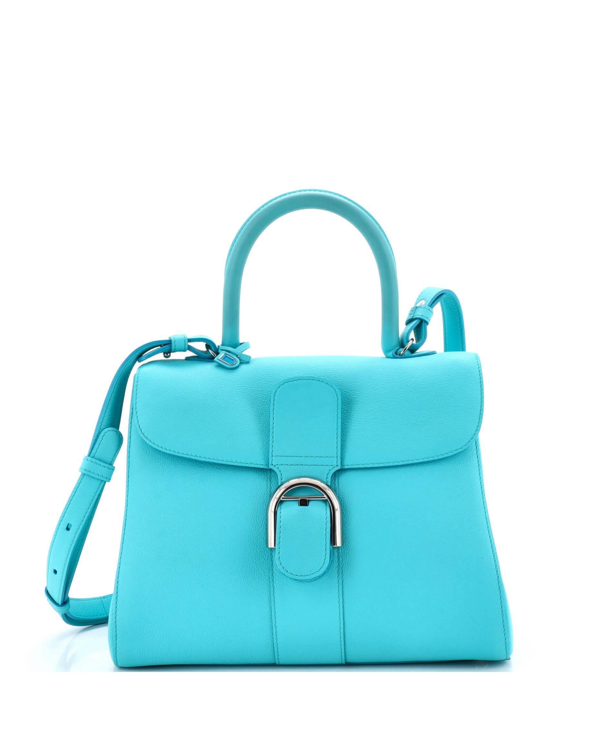 Pre-Owned Delvaux Mm Brillant Top Handle Bag Leather