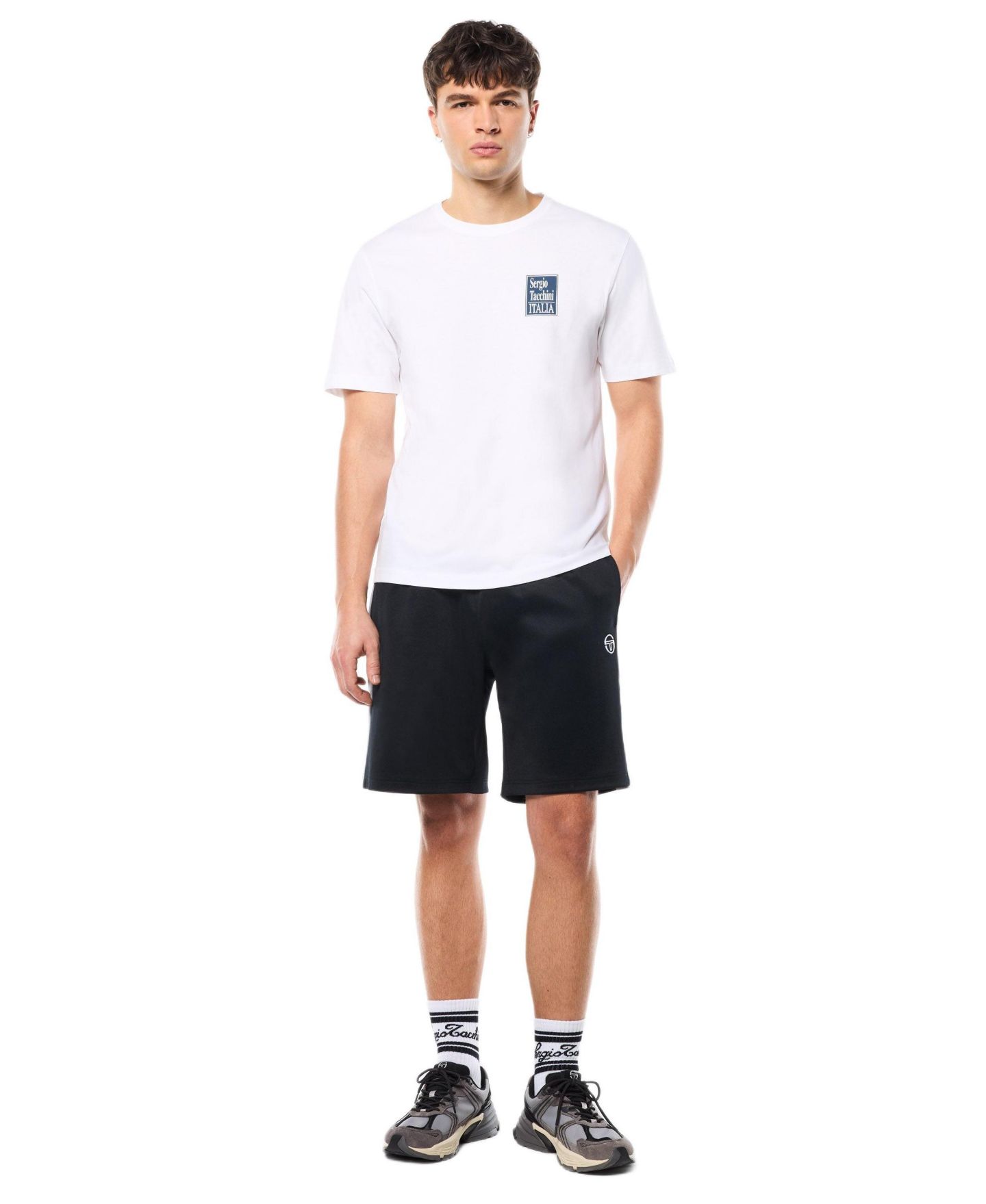 Мужская футболка Sergio Tacchini Italia, цвет: Яркий белый — фото 2