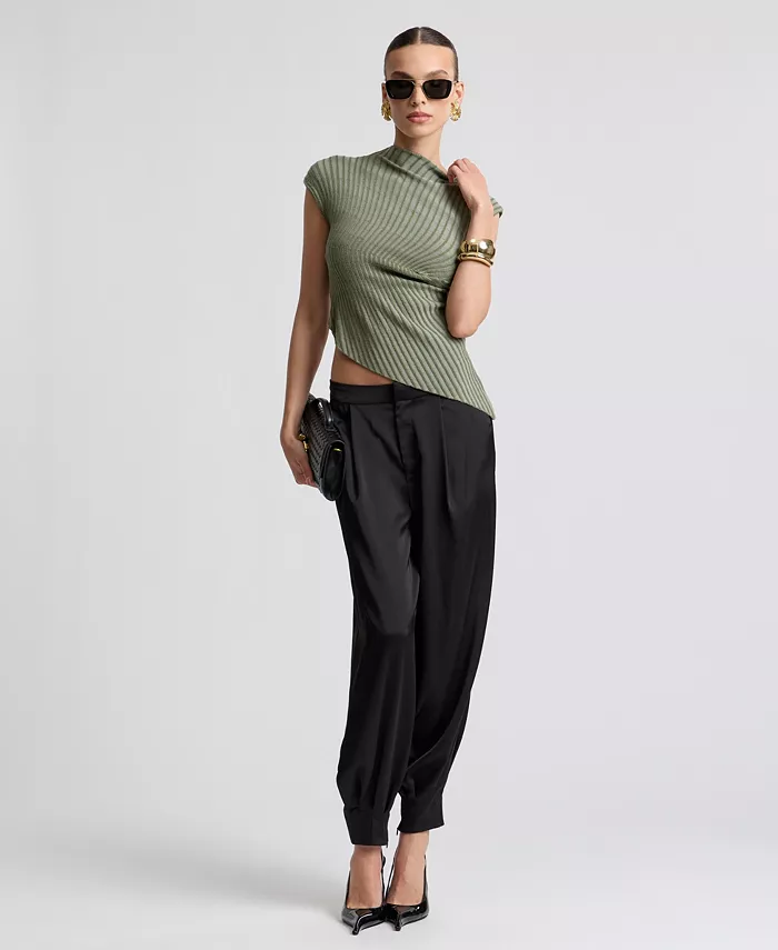 Women's Pleated Balloon Pants - thumbnail 10