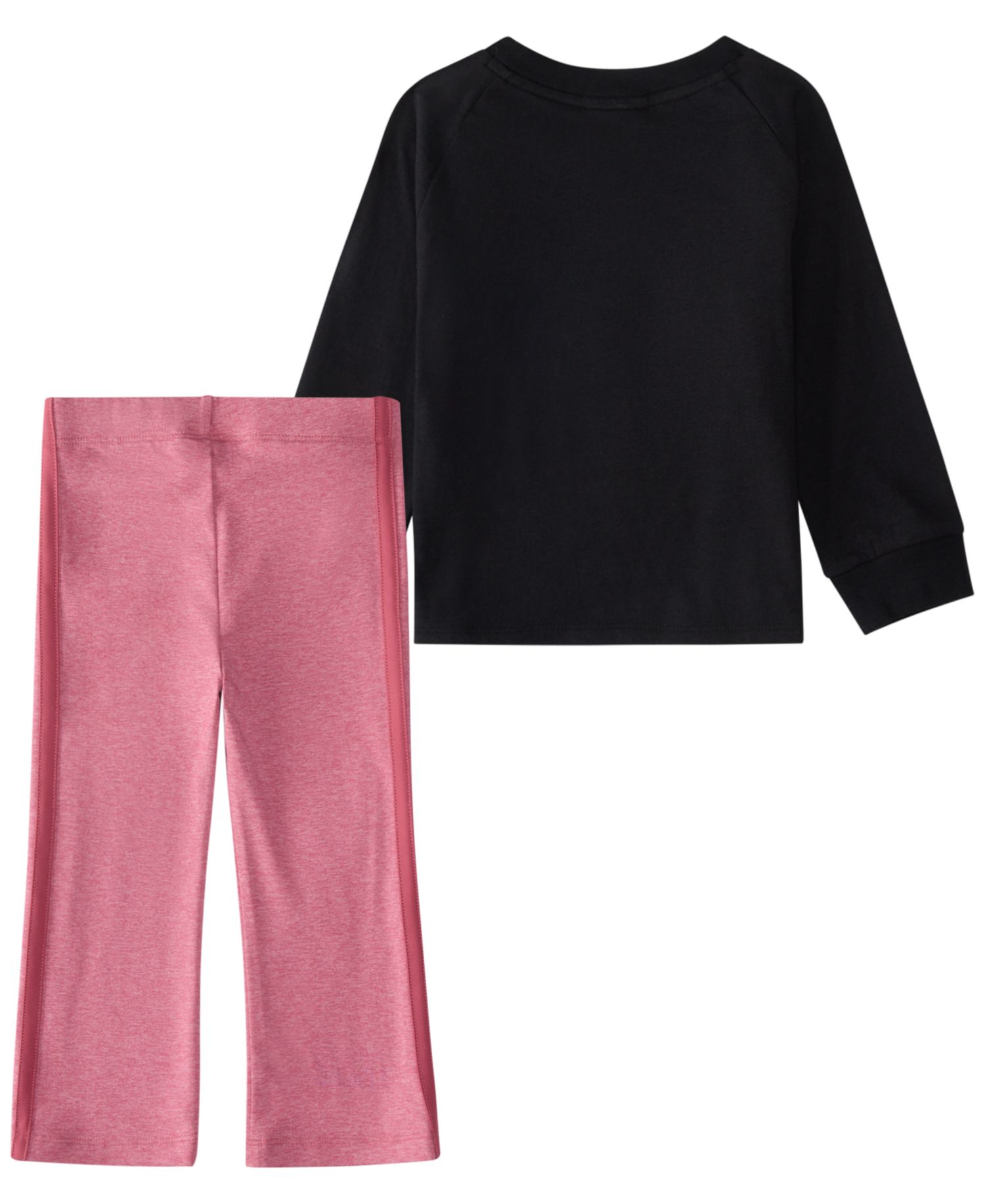 Baby Girls' Long-Sleeve Top and Pants, 2-Piece Set
