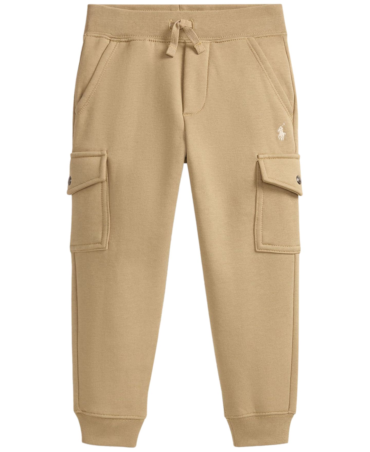 Брюки Polo Ralph Lauren Fleece Cargo Jogger Pants для мальчиков, цвет: Хаки — фото 1