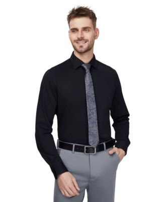 Men's Sateen Slim-Fit Dress Shirt