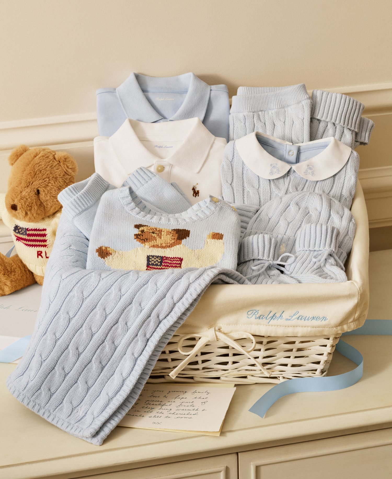 Baby Boys' and Baby Girls' Cable-Knit Cardigan and Pants, 2-Piece Set