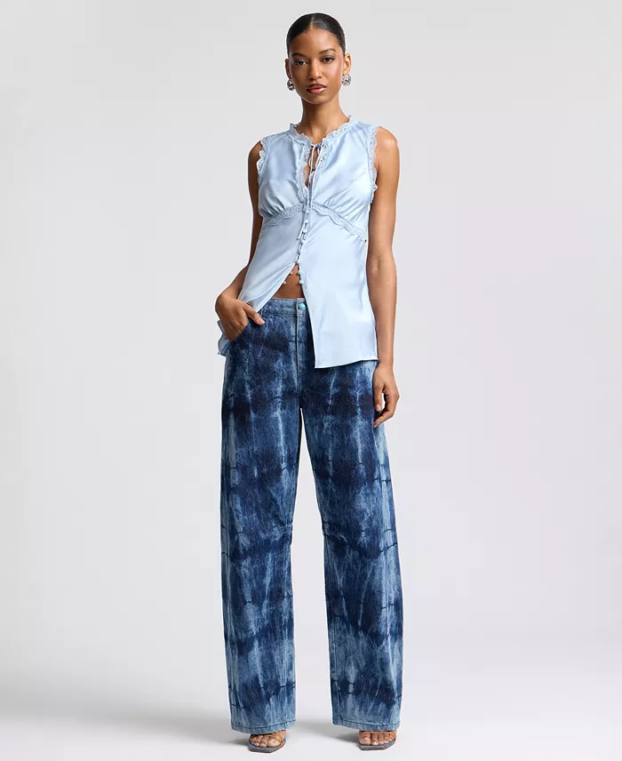 Women's Tie Dye Jeans - thumbnail 2