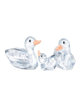 Peaceful Country Ducks Crystal Figurine, Set of 3