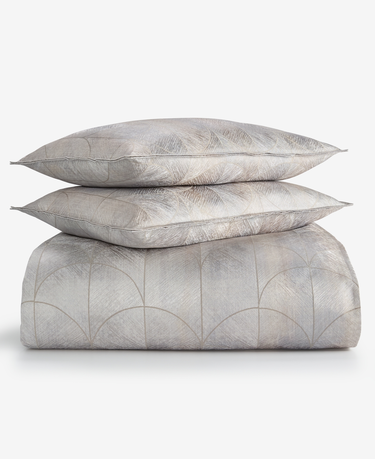Hotel Collection Inlay Woven and Printed 3-Piece Duvet Cover Set, Full/Queen, Macy's Exclusive