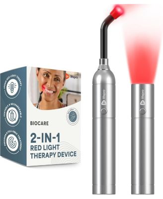 2-in-1 Red Light Therapy Wand - Portable Infrared & Near Infrared Light Therapy for Body, Face & Wellness Support