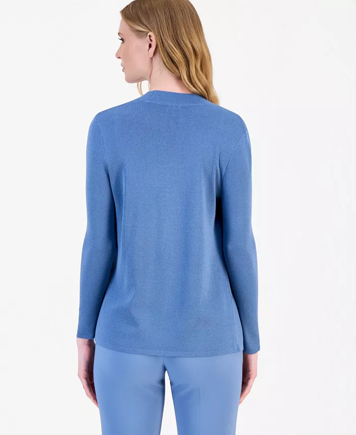 Women's Fine Rib Open-Front Malibu Cardigan - thumbnail 7