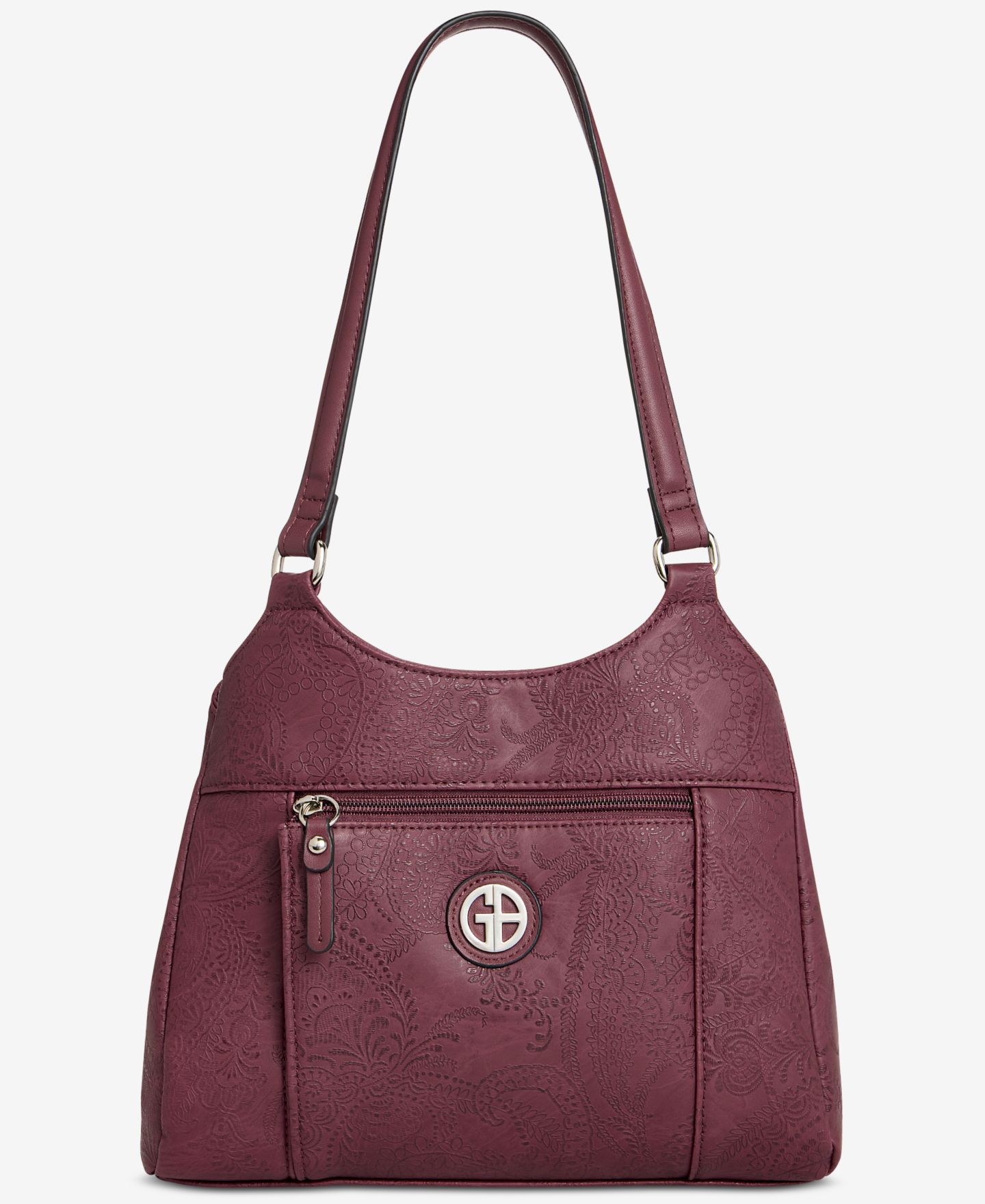 Женская сумка Giani Bernini Paisley Promo 4-Poster Handbag, цвет: Бордо — фото 1