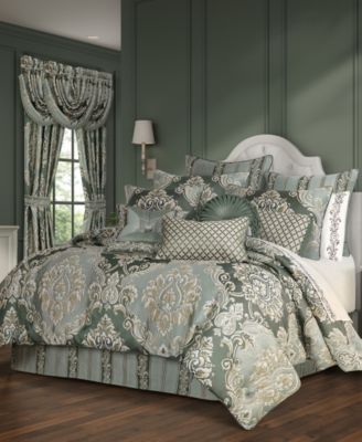 Alina Floral 4-Piece Comforter Set, Queen