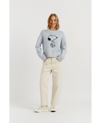 Women's Chinti and Parker Merino Snoopy Marl Sweater
