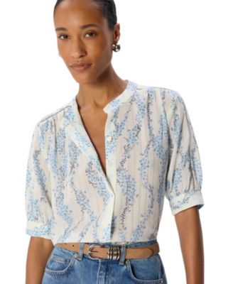 Women's Ditsy Stem Textured Shirt