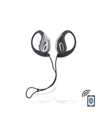 Waterproof Bluetooth Sports Headphones, Wireless Ear-Hook Earbuds with Mic, Rechargeable Battery