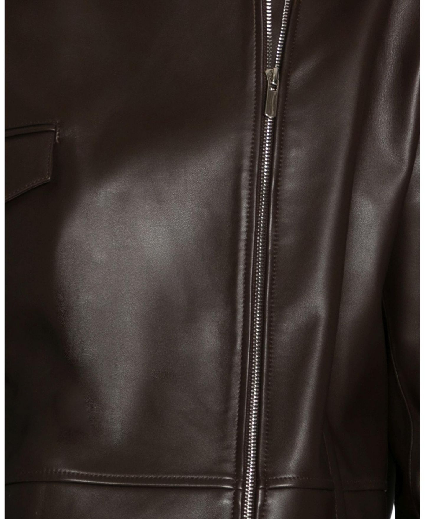 Женская куртка Belle & Bloom Desert Moon Leather Bomber, цвет: Шоколадный — фото 7