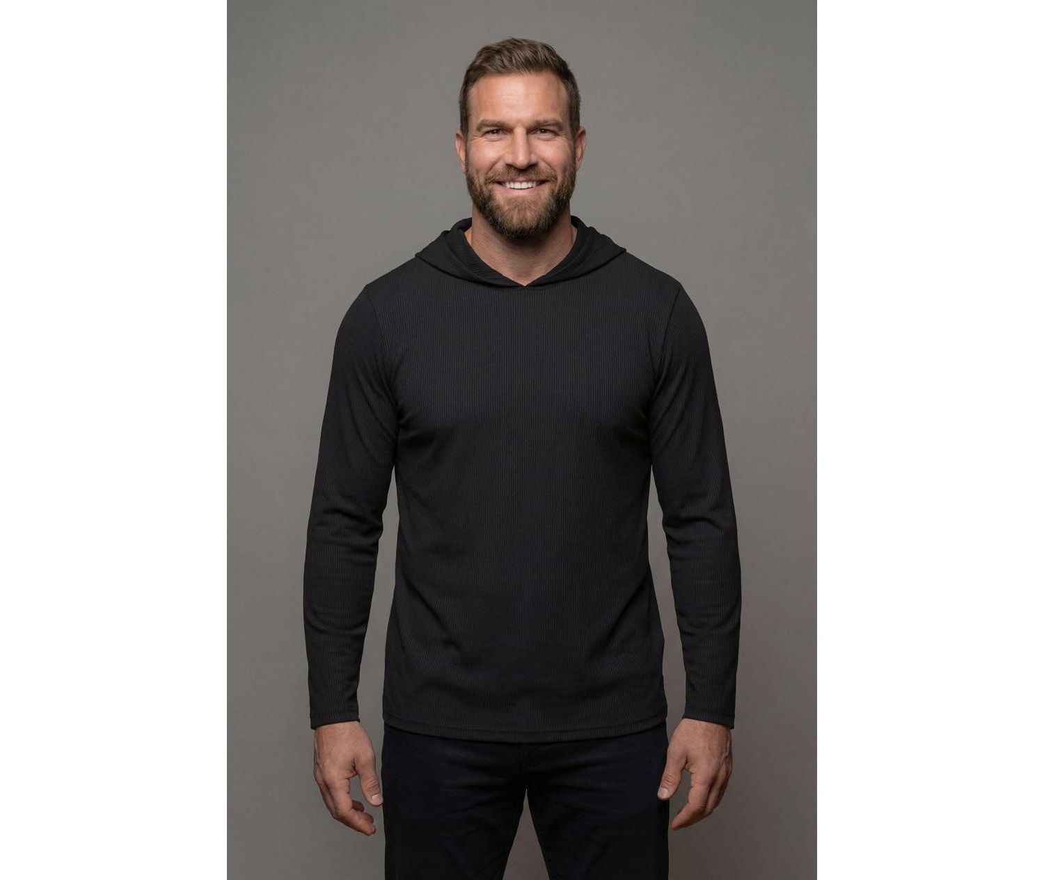 Big & Tall Ribbed Hoodie