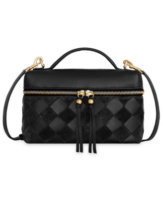 Frankie Small Leather Top Handle Satchel Handbag