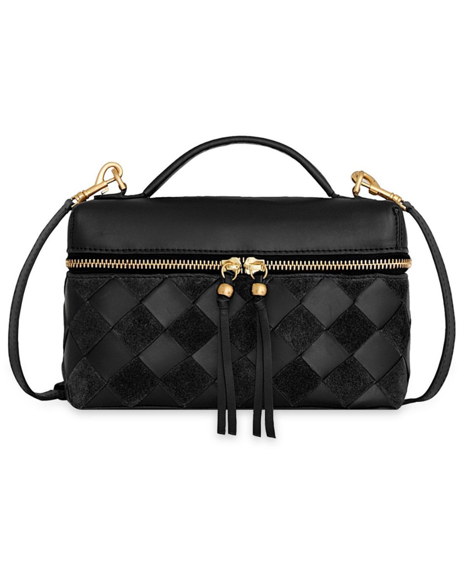 Frankie Small Leather Top Handle Satchel Handbag