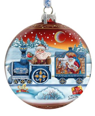 Limited Edition Oversized Holiday Express Ball Red Ornament
