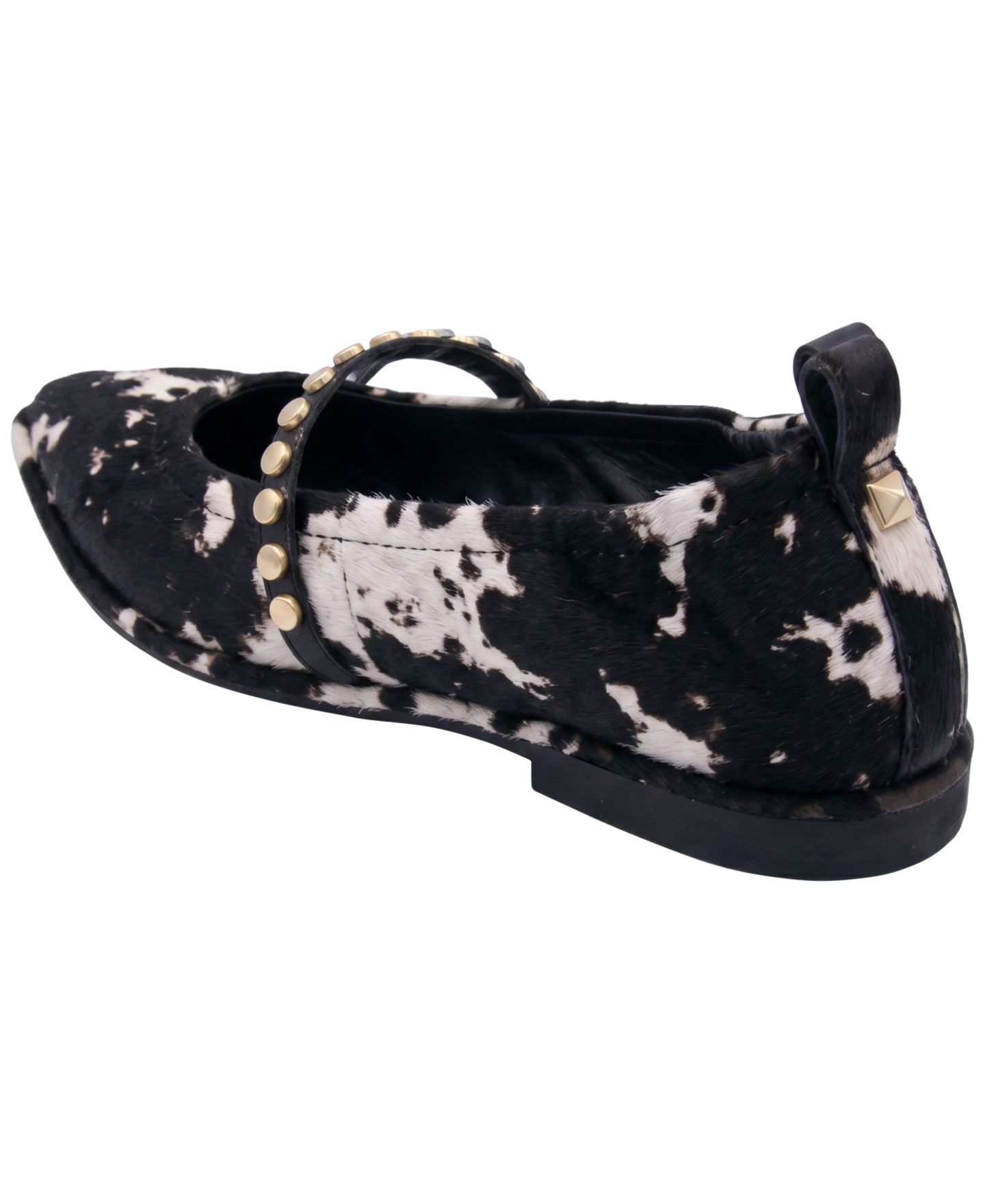 Женские балетки ASH Bella Studs Slip-On Flats, цвет: Чёрный, вариант 1 — фото 3
