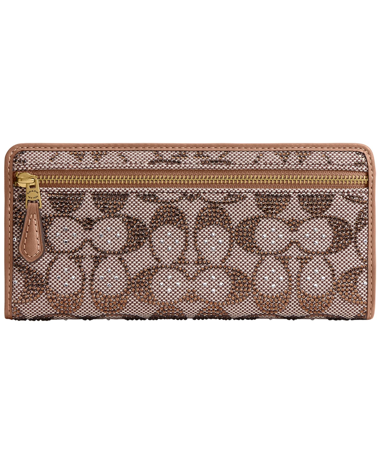 Essential Crystal Signature Jacquard Slim Wallet