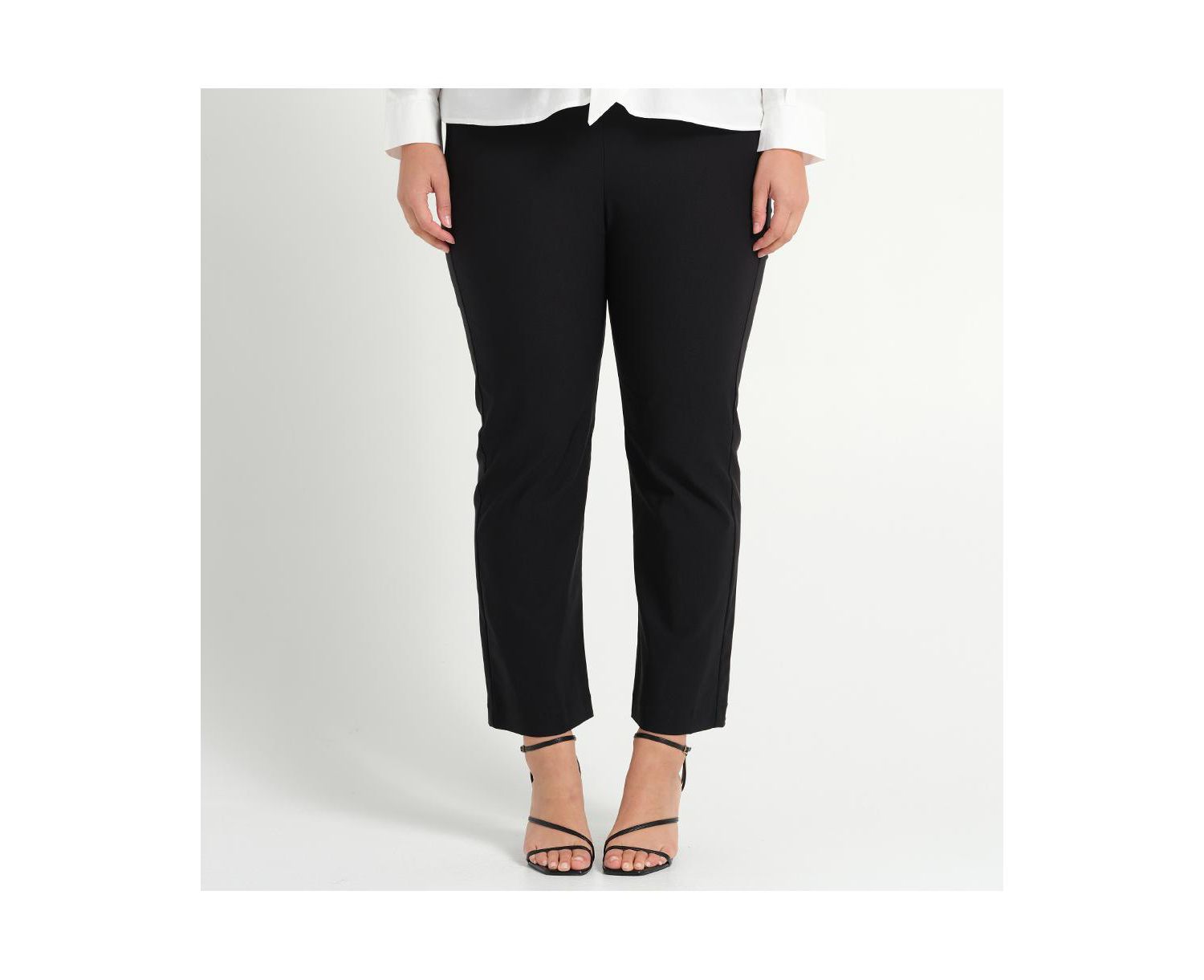 Plus size Kora Straight Leg High Rise Slim Pant