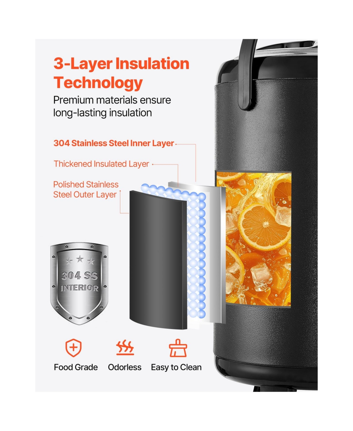 Cozito Insulated Beverage Dispenser