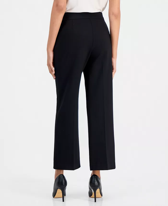 Petite Pull-On Mid-Rise Wide-Leg Pants - thumbnail 2