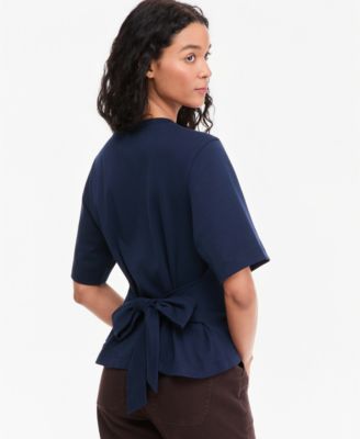 Women's Tie-Back Interlock T-Shirt