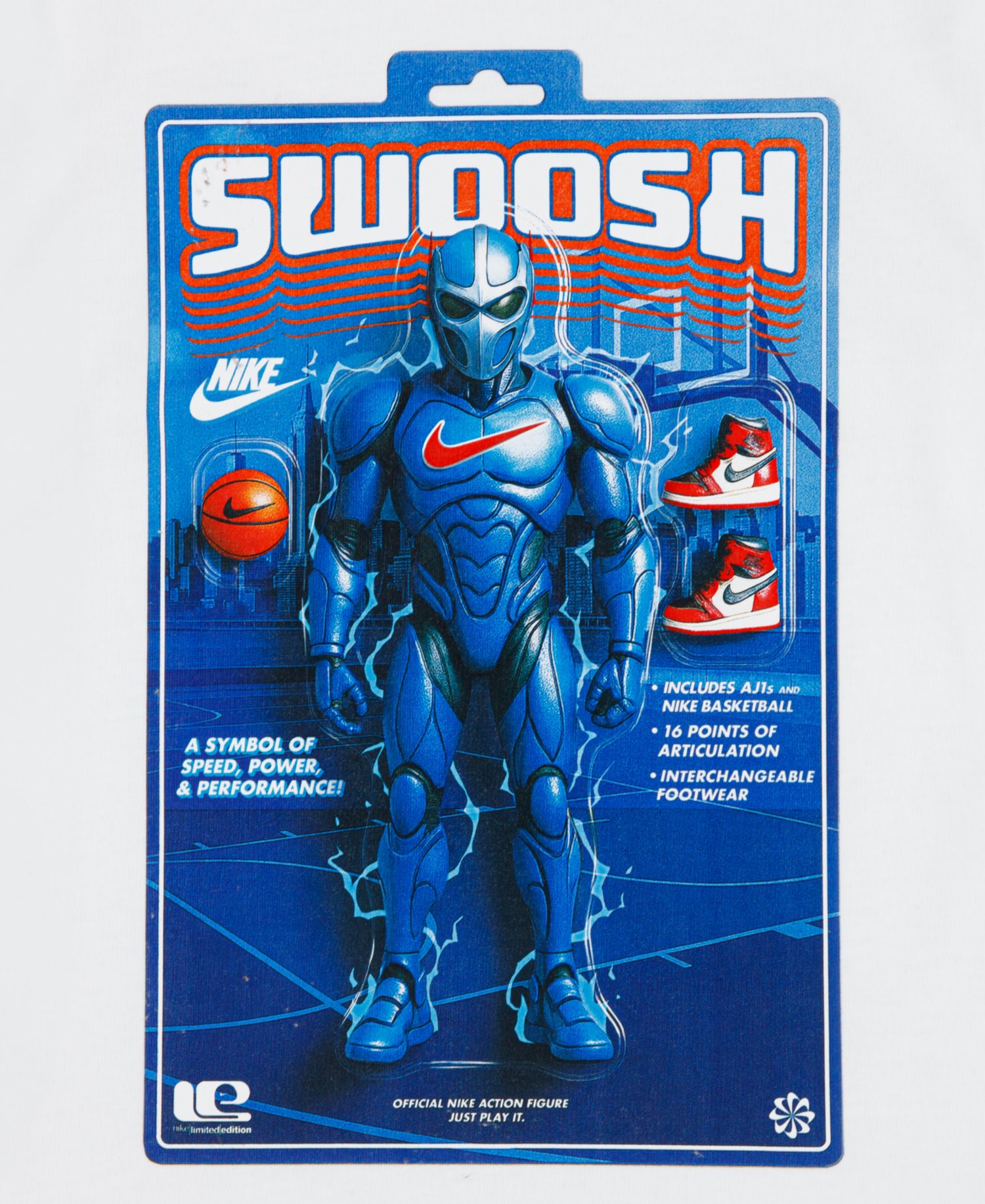 Boys' 4-7 Swoosh Action Figure T-Shirt