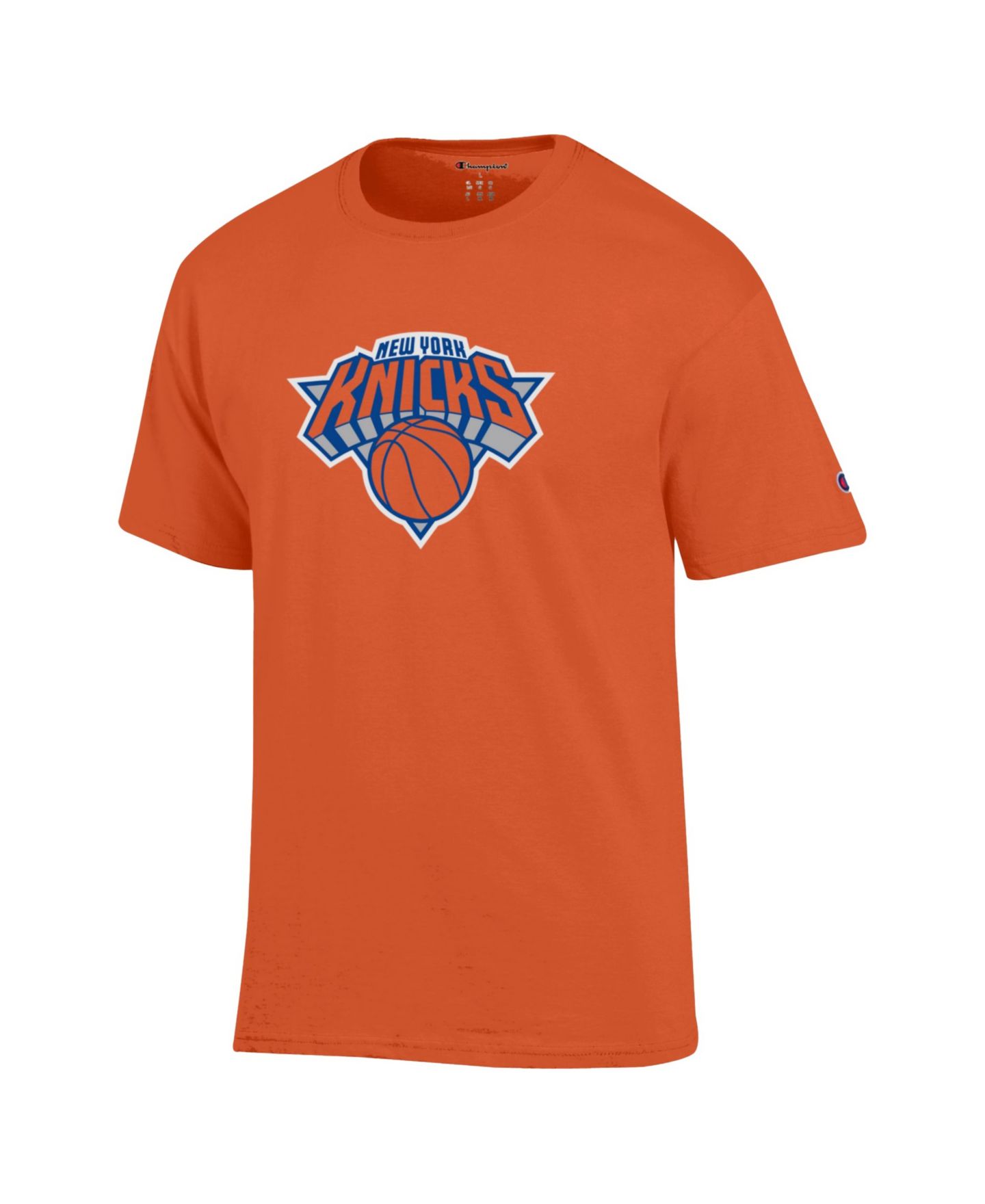 Мужская футболка Champion Orange New York Knicks Jersey — фото 2