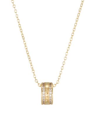 Gold Mama-Engraved Ring Necklace
