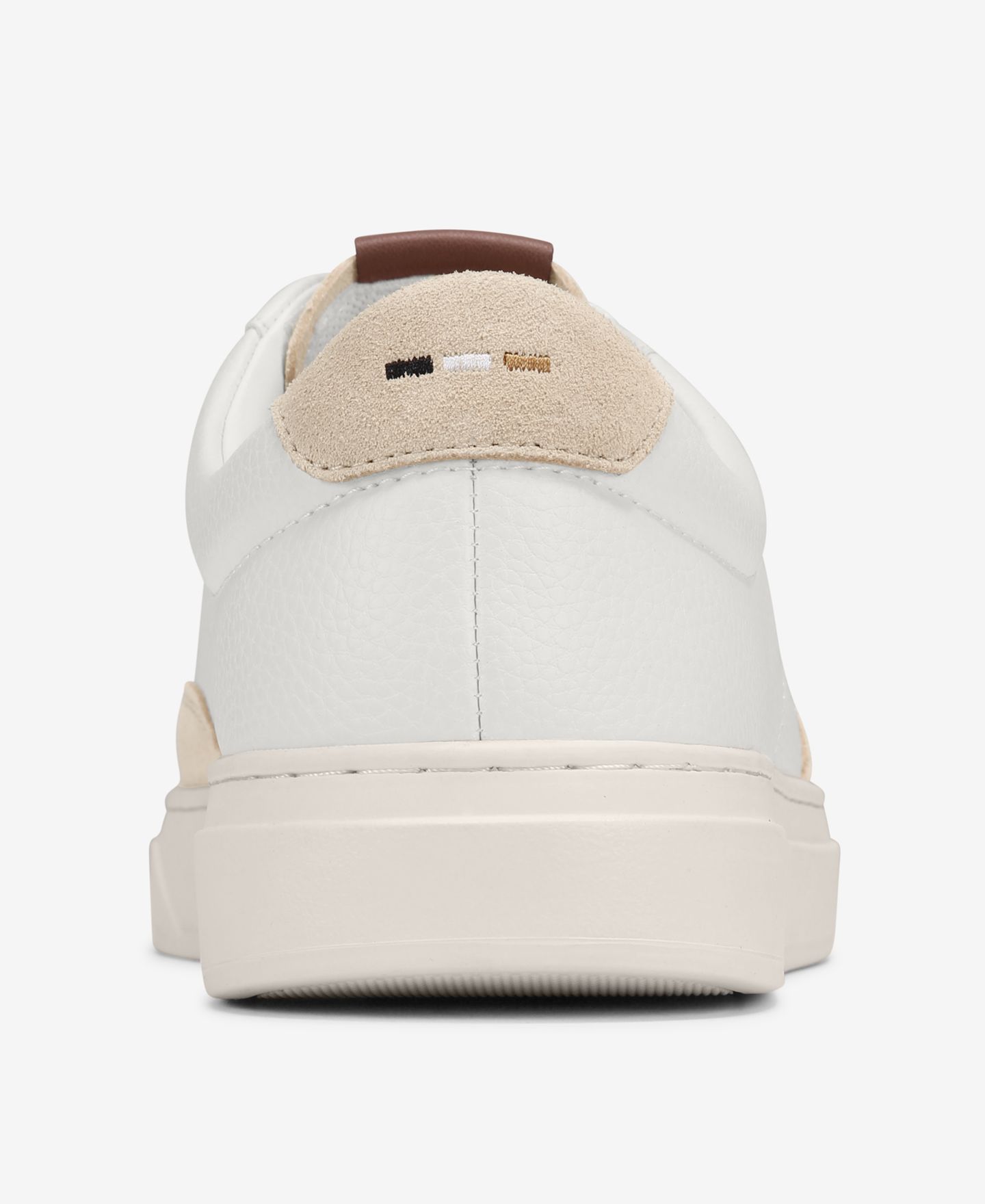 Мужские кроссовки Hugo Boss Kieran Suede & Leather Tennis Sneakers, цвет: Белый — фото 3