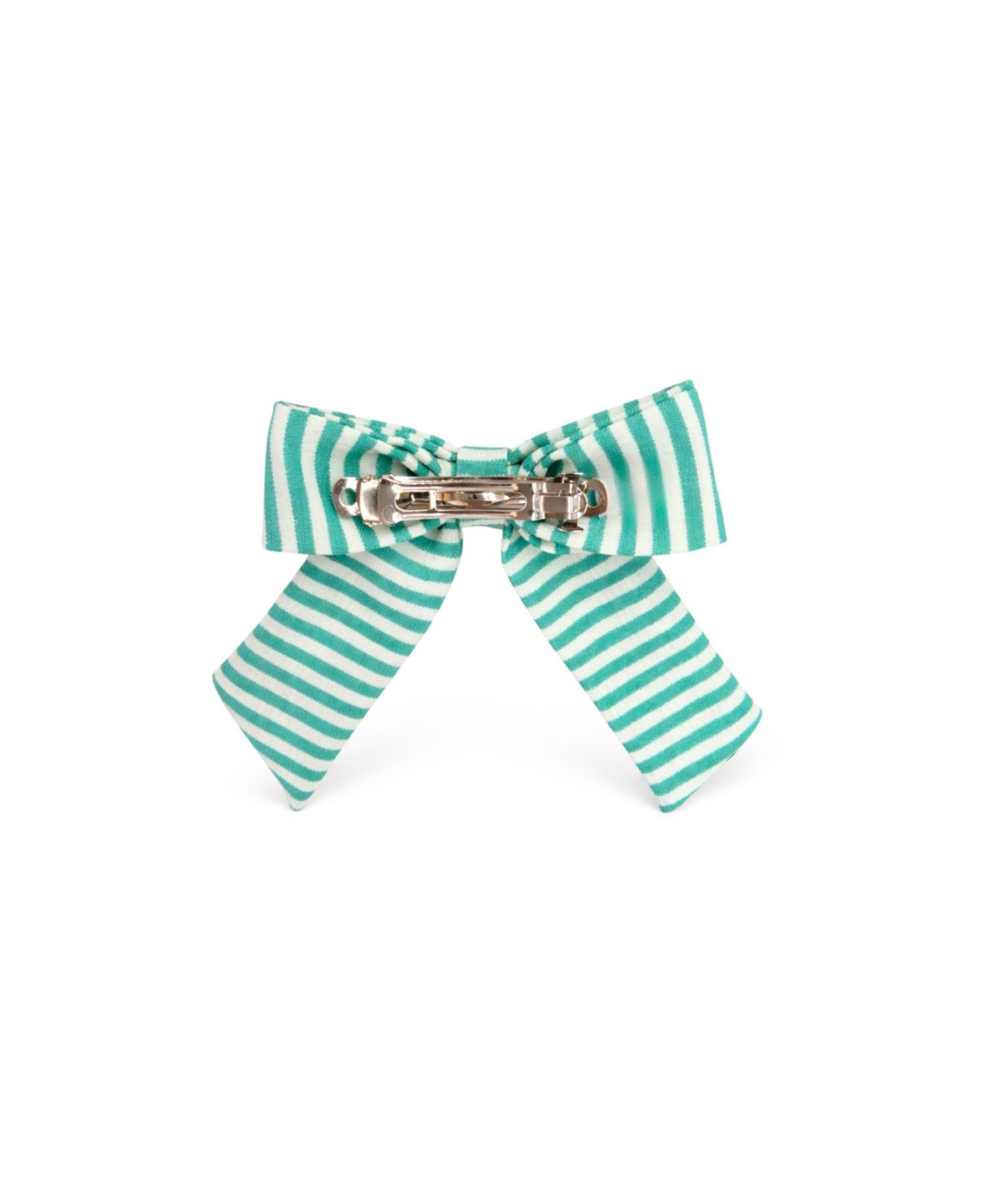 Аксессуары для волос Bits & Bows Seersucker Hair Bow для девочек, цвет: Зелёный / Белый — фото 2