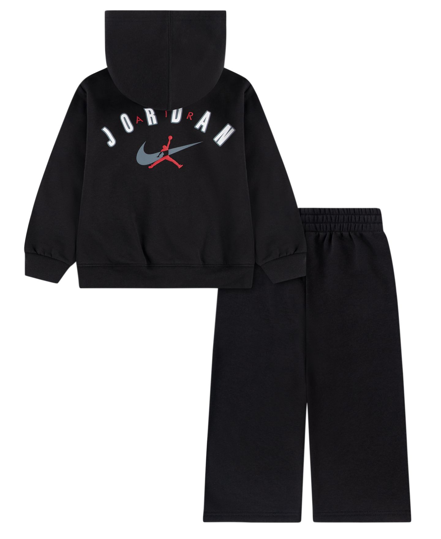Комплект Jordan Long-Sleeve Hoodie and Pants, 2-Piece Set для мальчиков-малышей, цвет: Чёрный — фото 2