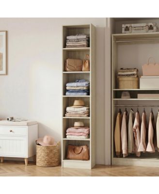 Closet Cabinet with 5 Shelves, Open Storage Cabinet with Small-Space
