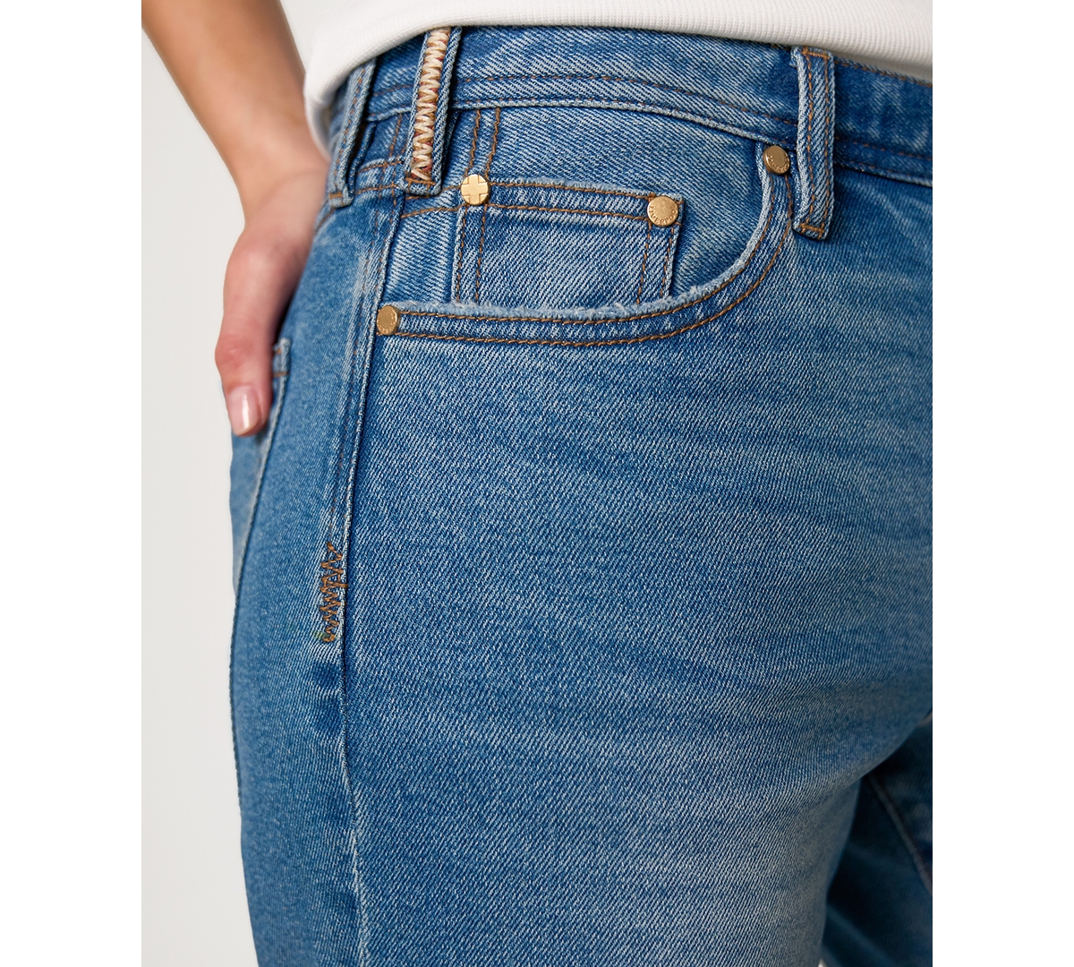 Liverpool Los Angeles Women's Sloane Slouchy Girlfriend Cuffed Jeans