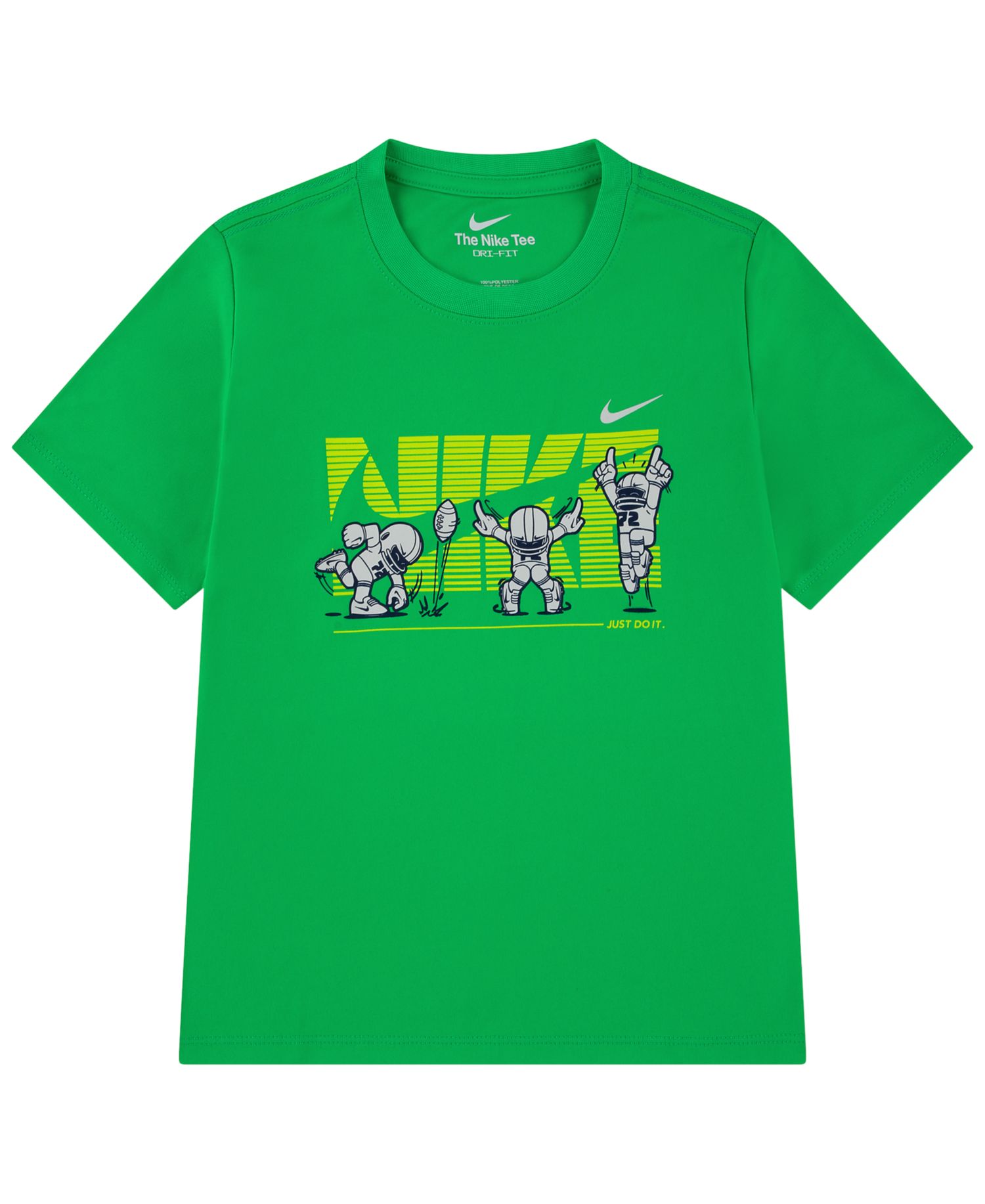 Футболка с коротким рукавом Dri-FIT End Zone для мальчиков 4-7 лет