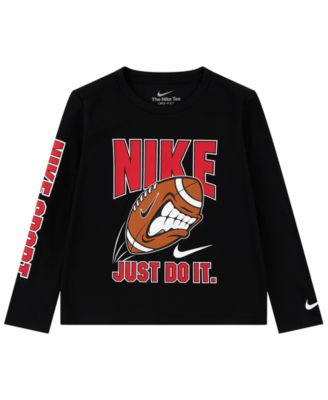 Toddler Boys' 2T-4T Dri-Fit Long-Sleeve Graphic T-Shirt