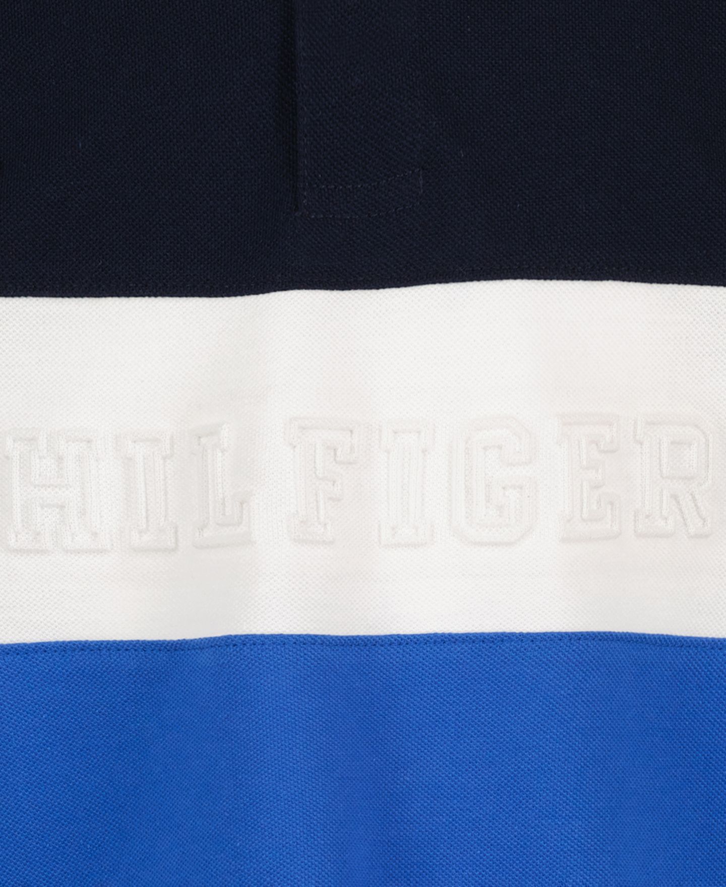 Поло Tommy Hilfiger Genius Pieced Color-Block Polo Shirt для мальчиков, цвет: Тёмно-синий — фото 5