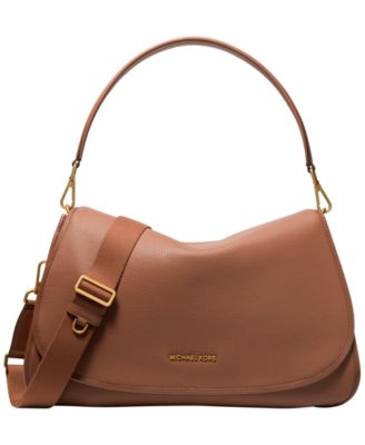 Men's Holmes Extra-Large Pebbled Leather Convertible Messenger Bag