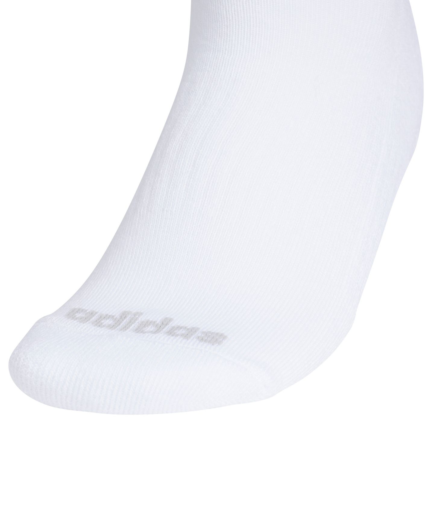 Носки Cushioned, укороченные, в полоску, 3 шт. — adidas, цвет: Белый — фото 2