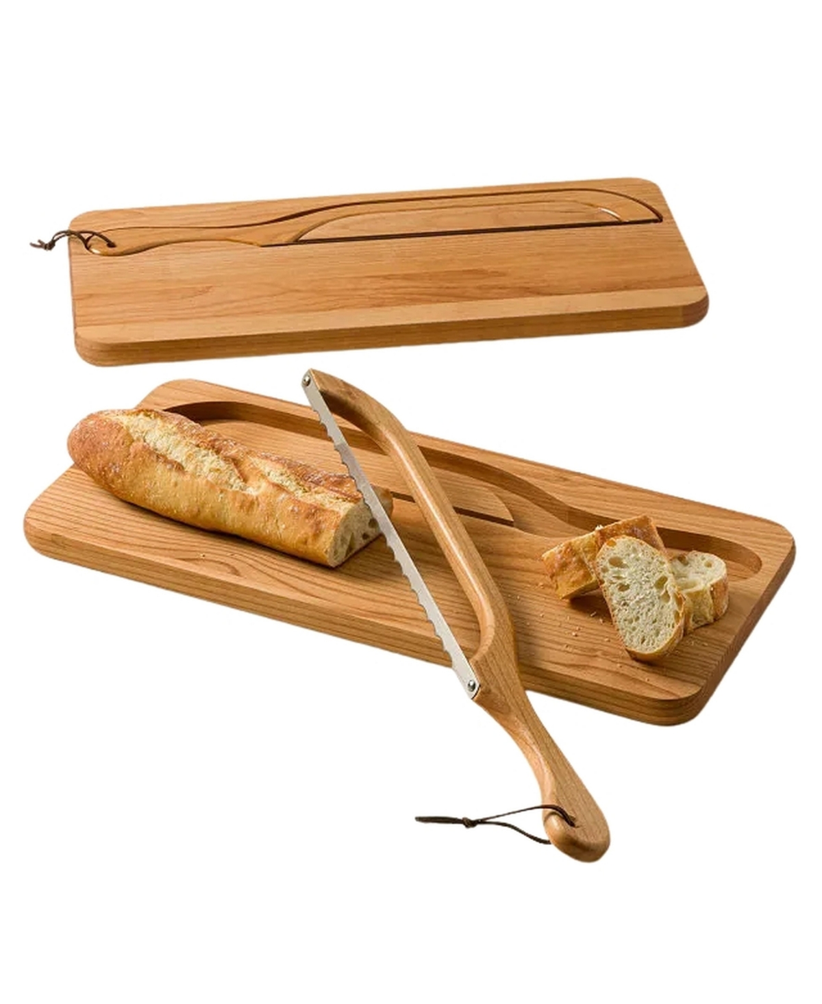 Uncommon Goods Slice and Stow Bread Serving Set