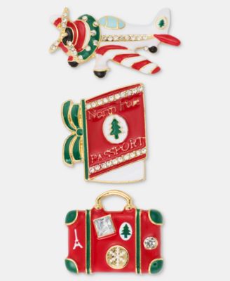 Travel Trio Pins, Set of Three