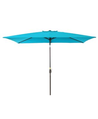 Enhance Your Outdoor Oasis 6x9Feet Rectangular Patio Umbrella - Stylish, Durable, And Sun-Protective!