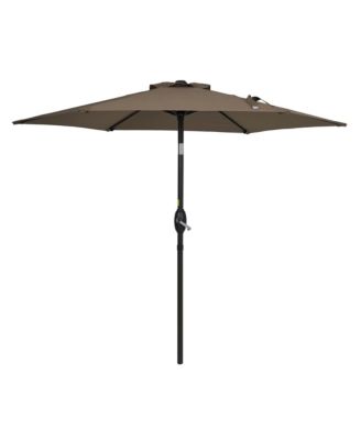 Enhance Your Outdoor Oasis With 7.5Feet Round Patio Umbrella - Stylish, Durable, And Sun-Protective!
