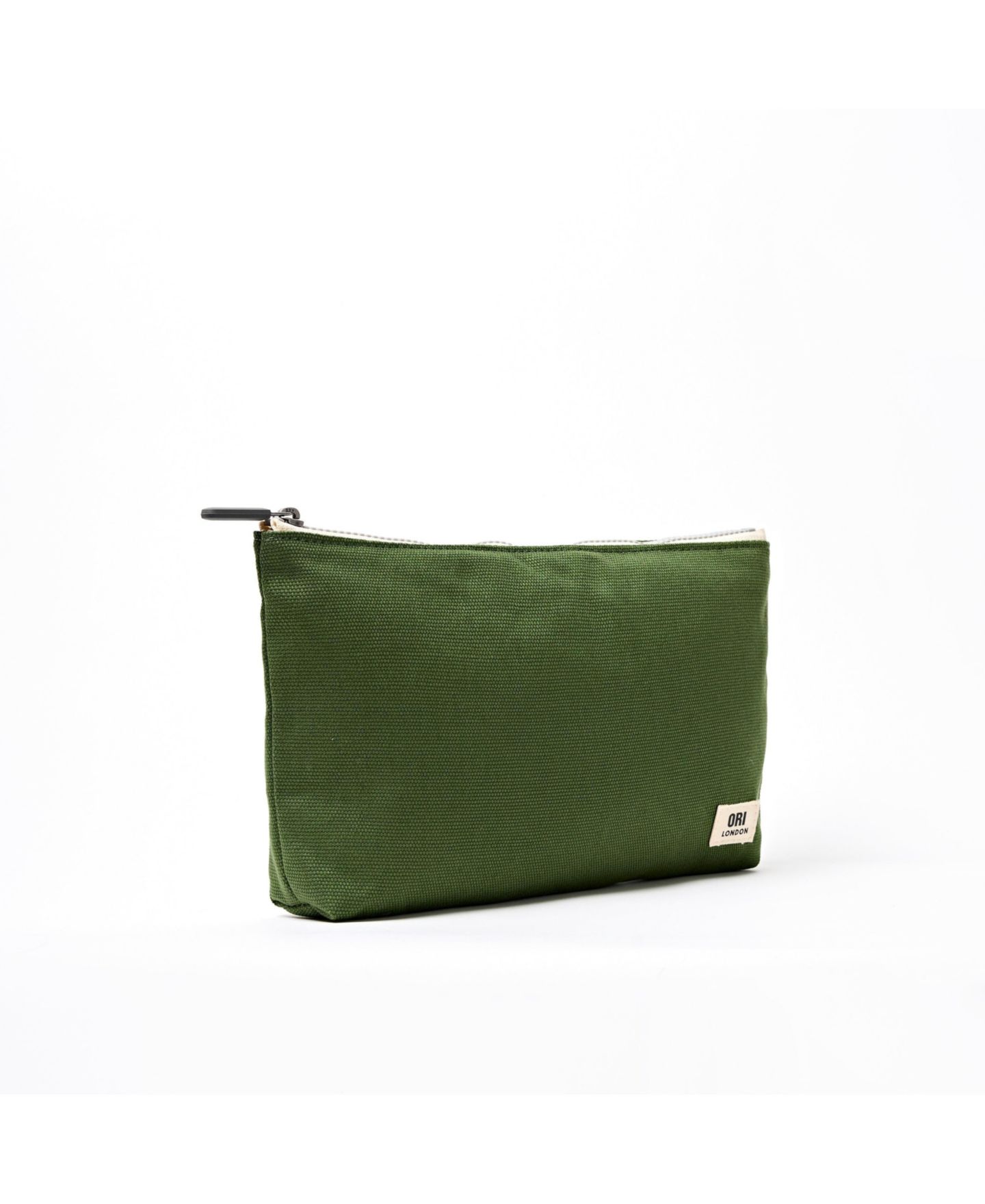 Сумка ORI London Maida Vale Pouch in Strawberry Stripe, цвет: Artichoke — фото 2