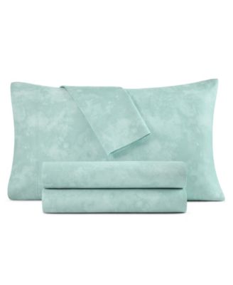 1200 Thread Count Cotton Blend Watercolor Printed 4-Piece Sheet Sets