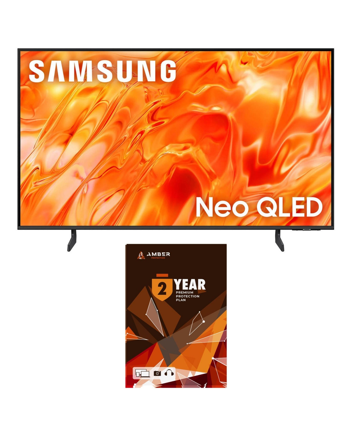 Samsung QN43QN70HAFXZA 43 Inch Neo Qled Smart Tv with 2 Year Amber Protection Plan (2026)