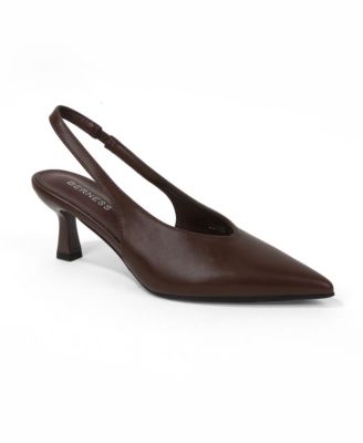 Women's Circe Pointed Toe Slingback Kitten Heels